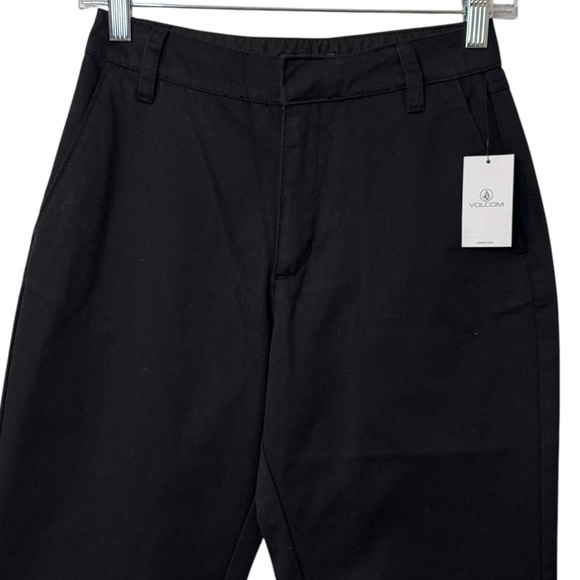 NWT Volcom So Chickie High Rise Chino Pants Womens 24 Work Casual preppy - Picture 4 of 16